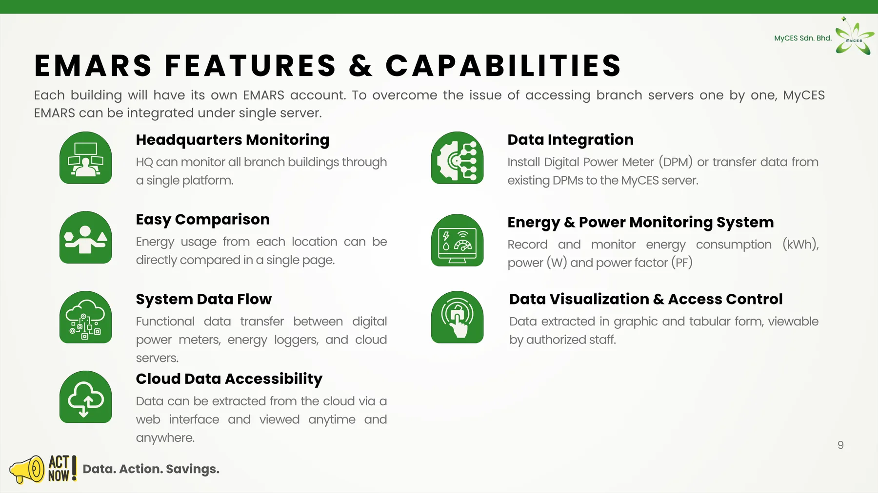 EMARS features and capabilities